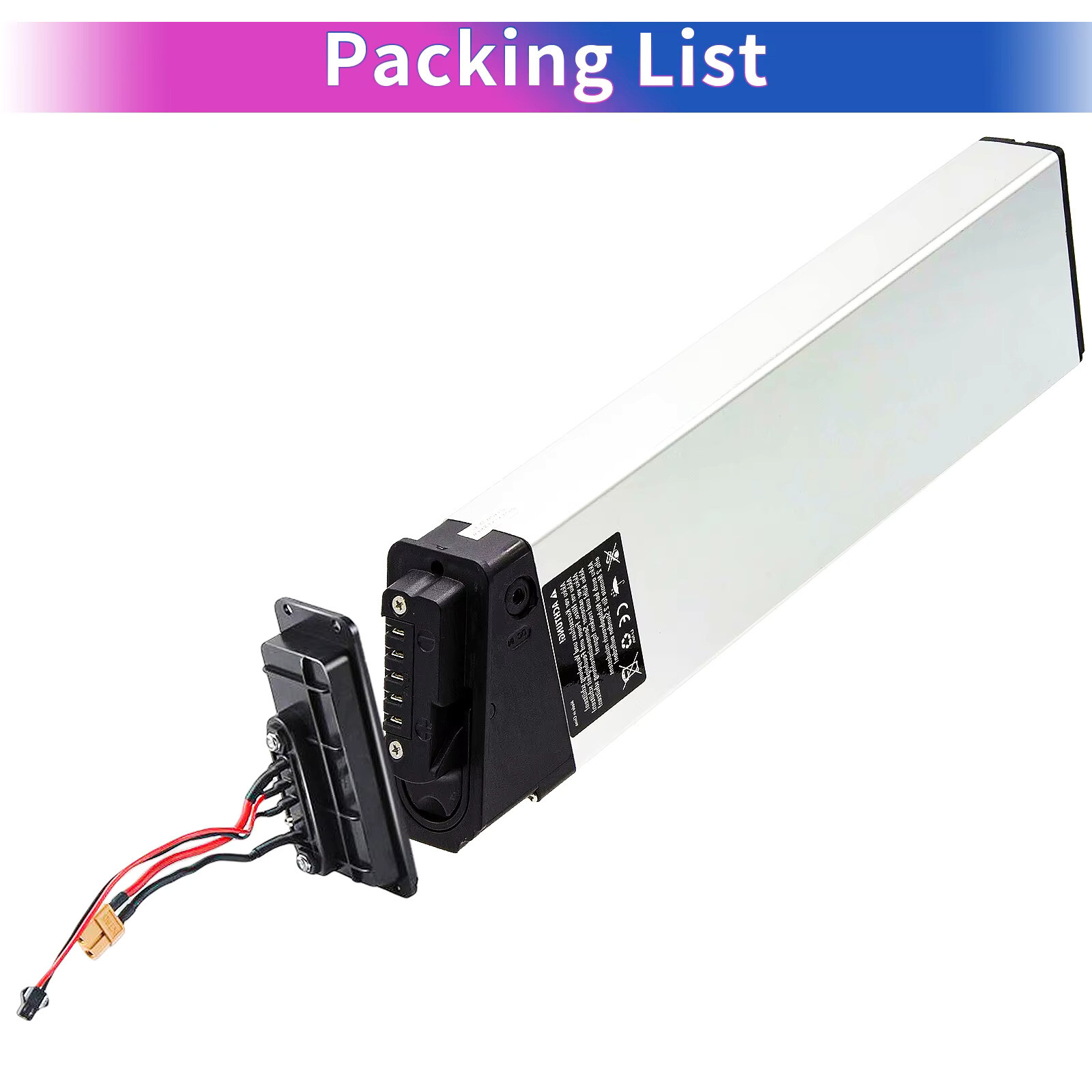 48V 10Ah Folding E-Bike Battery for ANCHEER TotGuard Pioneer Electric Bike UL
