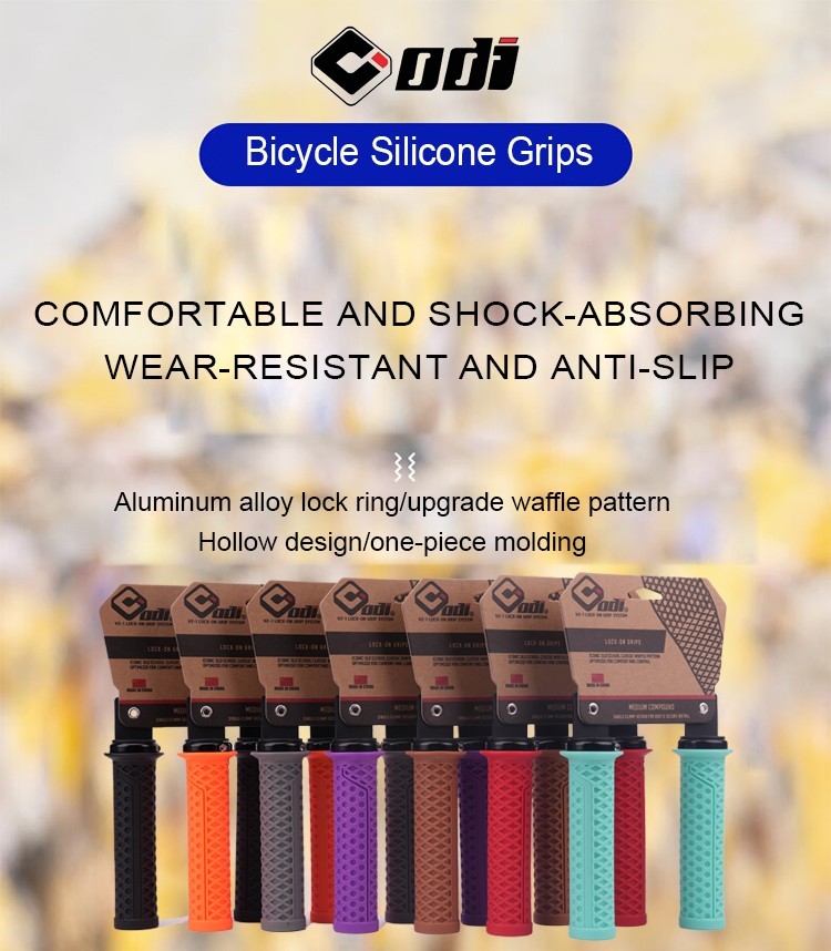 ODI Vans V2.1 Lock On Flanged Grips MTB Bike Black Red Blue Gum Graphite Purple