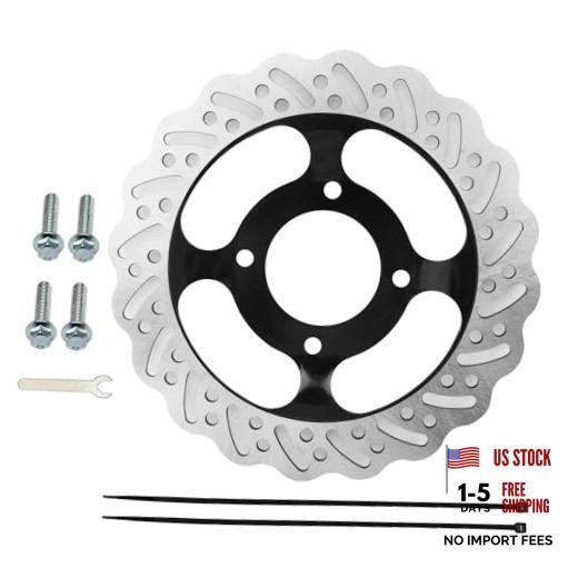 220mm/8.66» Rear Brake Disc Rotor with 4 Bolts for 50cc, 70cc, 90cc, 110cc