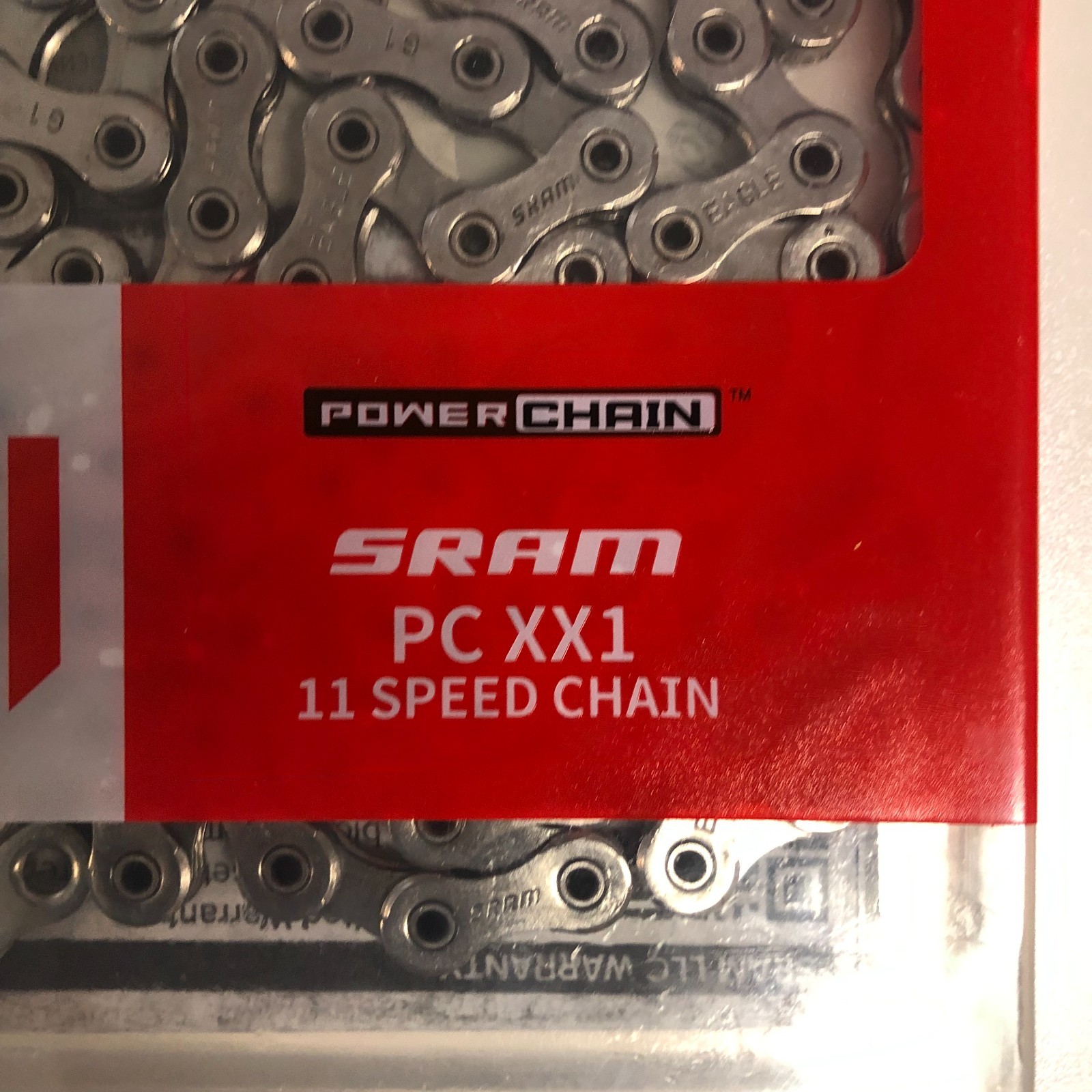 SRAM PC XX1 Hollow Pin Chains 11 Speed Silver 118 Link Power Lock MTB Bike Chain