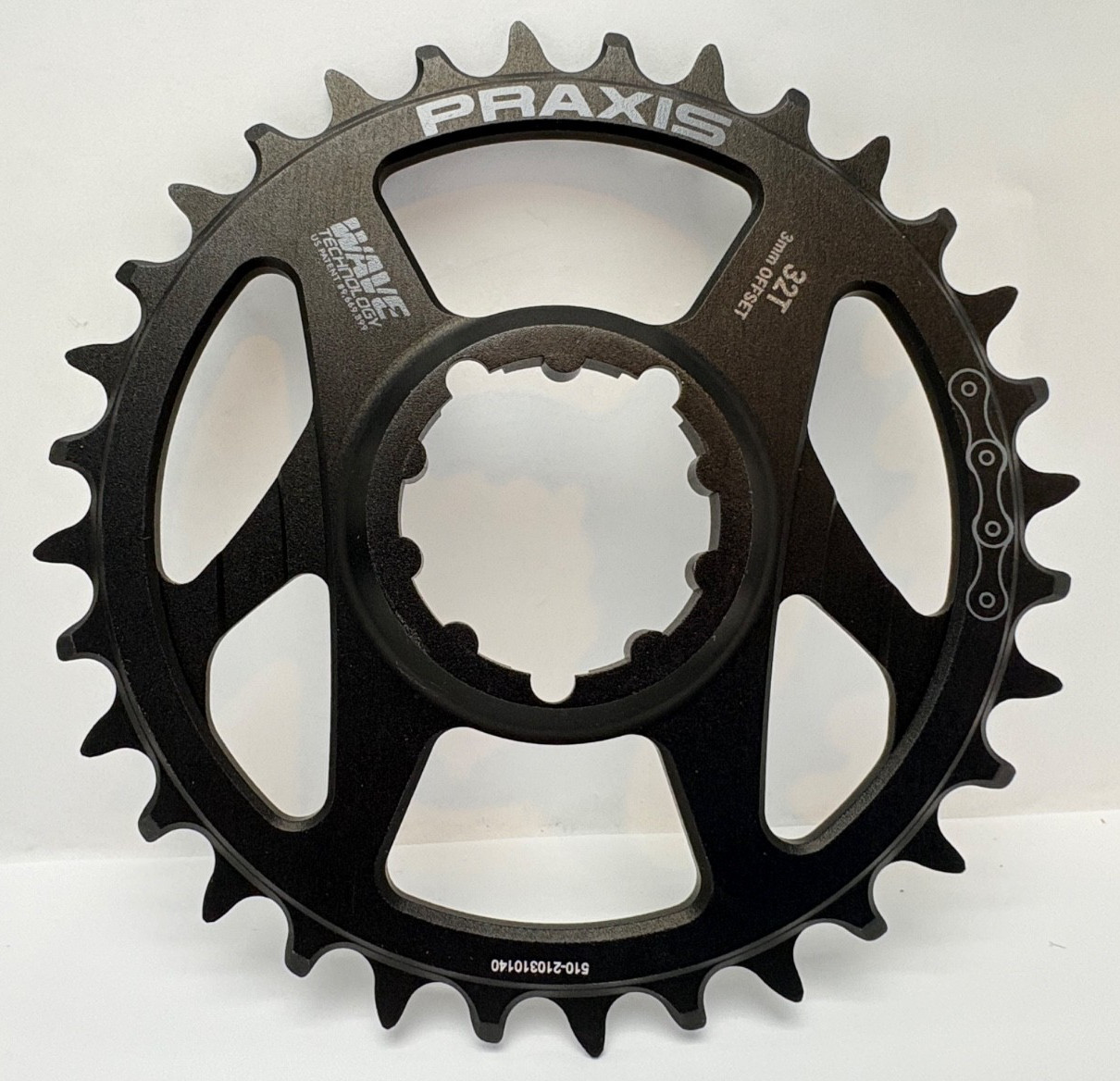 Praxis Direct Mount Front ChainRing 32 Tooth 3mm OffSet for 11 Speed Wave1x