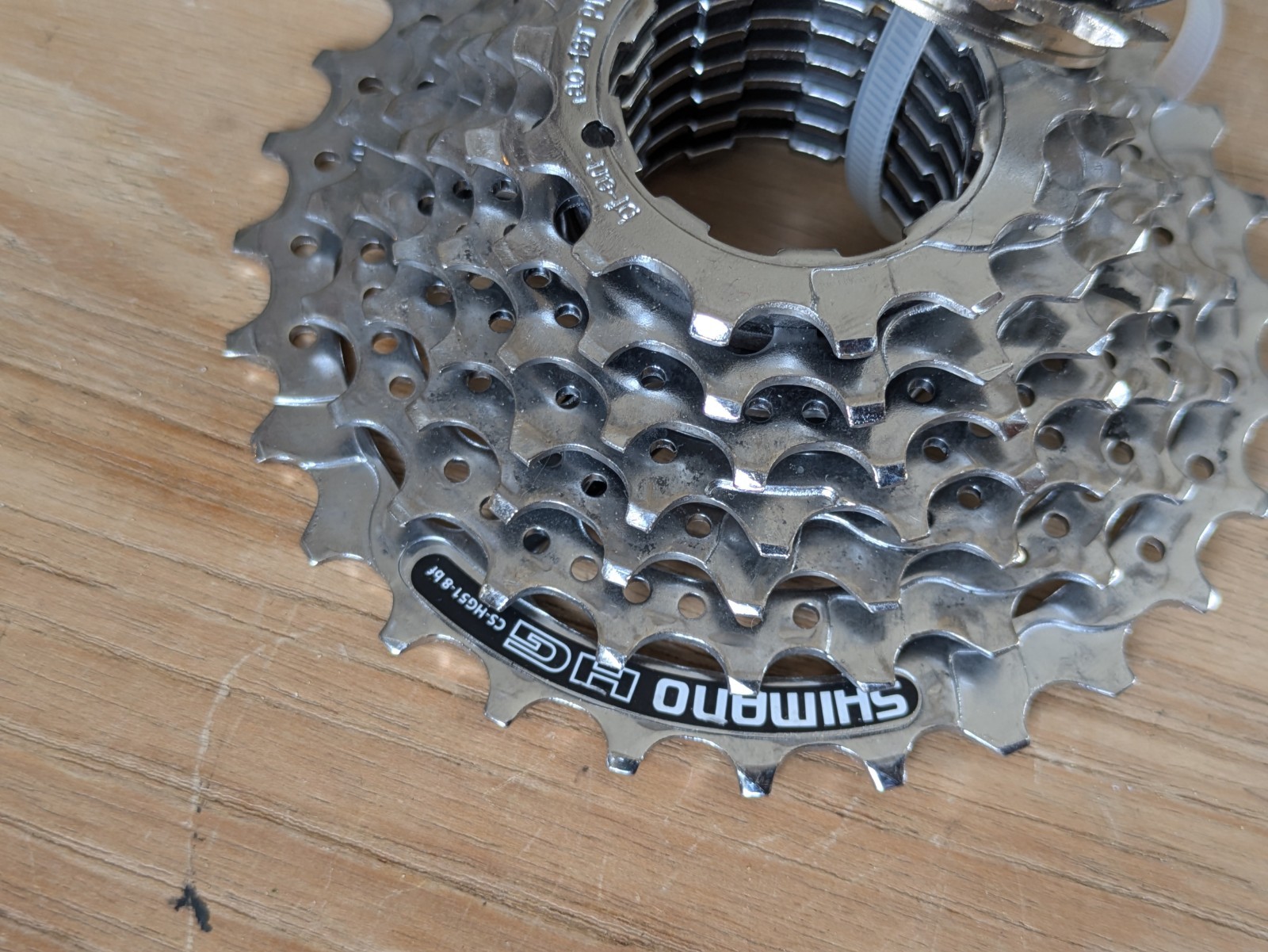 Genuine Shimano Alivio CS-HG51 Cassette – 8 Speed, 11-28t Mountain Gravel Bike