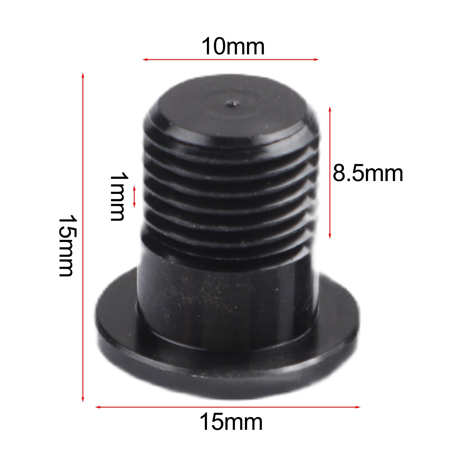 Bike Rear Derailleur Hanger Bolts 2Pcs for m10 P1.0 Aluminium Alloy Mounting