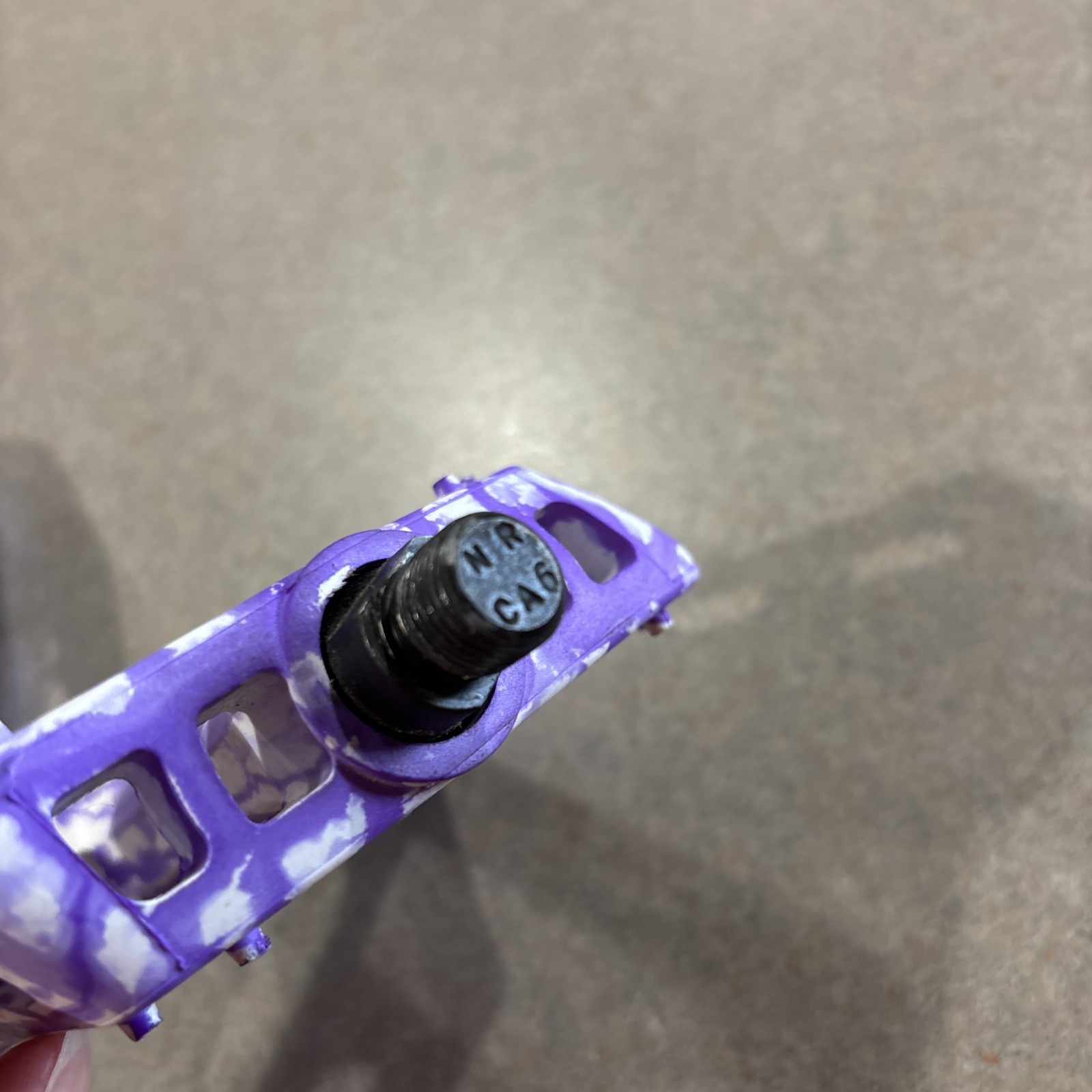 Odyssey Twisted PC Pedals 9/16″ Platform Bike Pedals Purple Lightweight Used