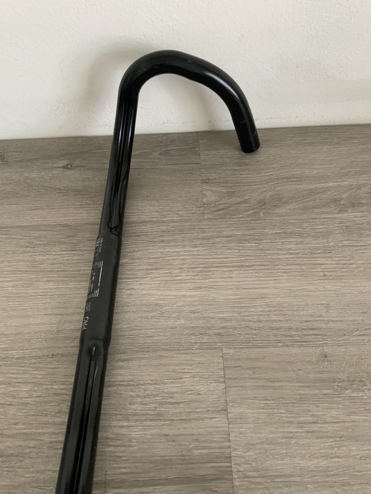 ITM PRO-260 DROP BARS 42 CM 260 GRAMS BLACK GROOVED ANATOMIC 160 MM DEEP DROP