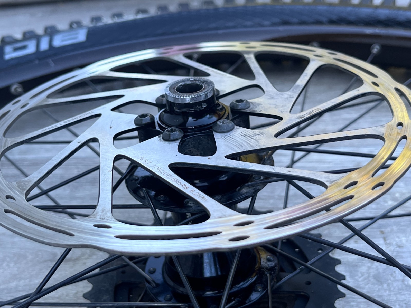 Rim rear wheel wheel 26 Cannondale Perp 26 Schwalbe Big Betty