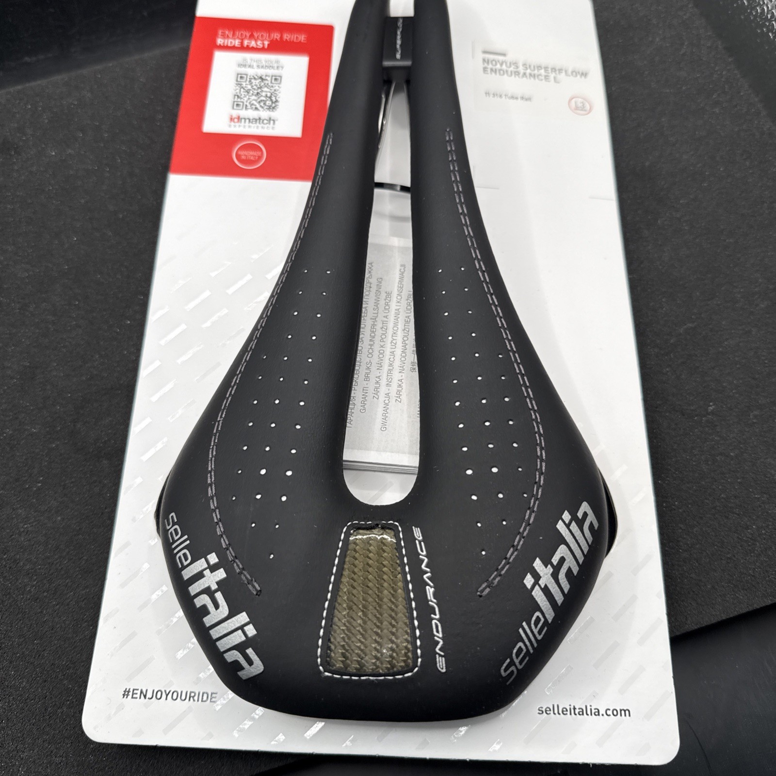 Selle Italia Novus Superflow Endurance L3 Cycling Saddle Seat (9419-101)