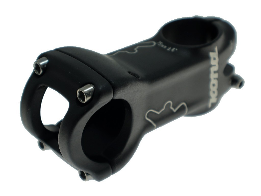 Kona 4-bolt Road Mountain Bike Stem 1 1/8″ x 31.8mm x 75mm x +/-6° Black