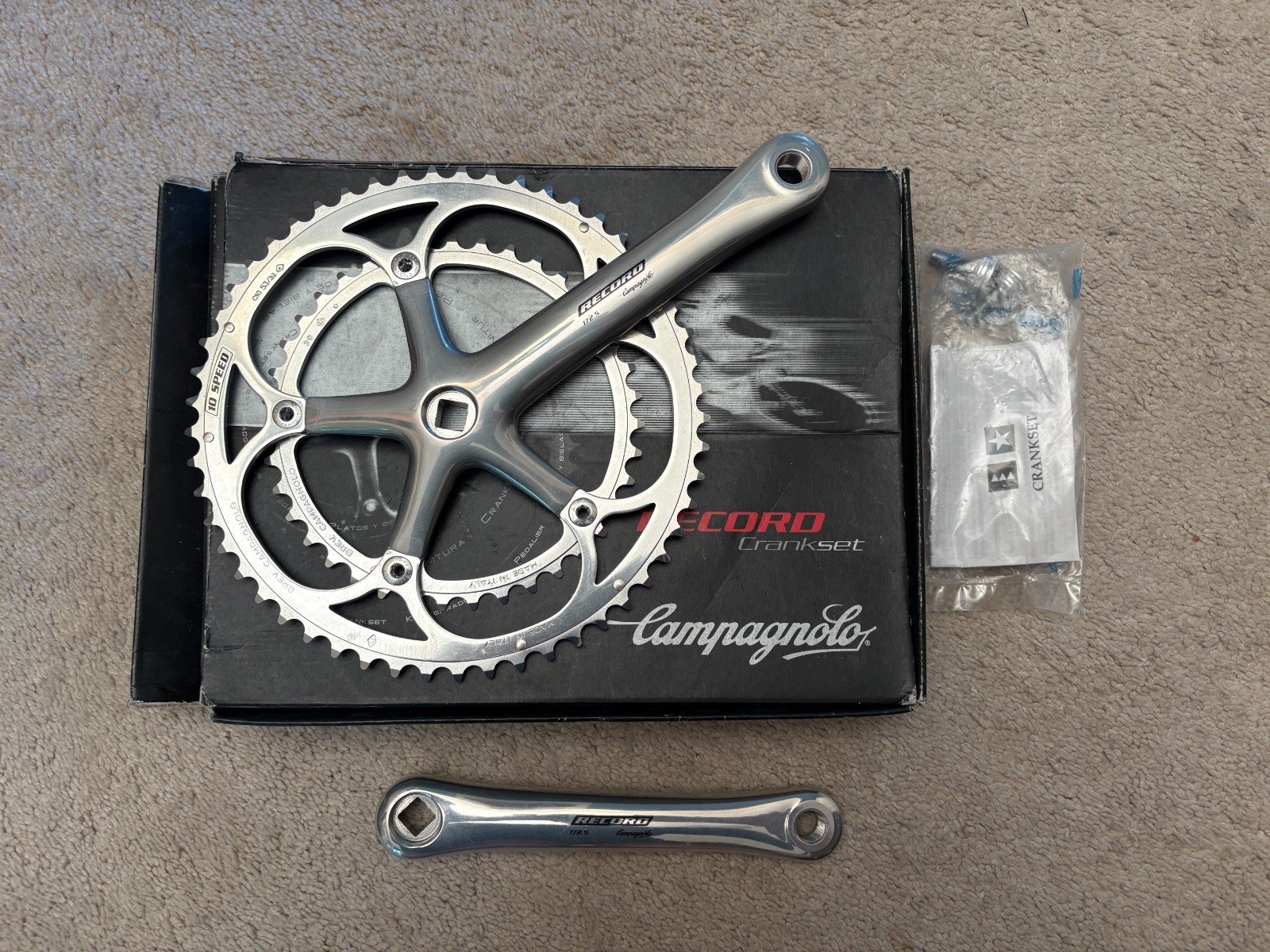 Campagnolo Record 10 Speed Alloy Crankset