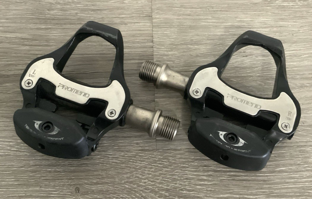 PROMEND CLIPLESS PEDALS BLACK LOOK COMPATIBLE NO CLEATS