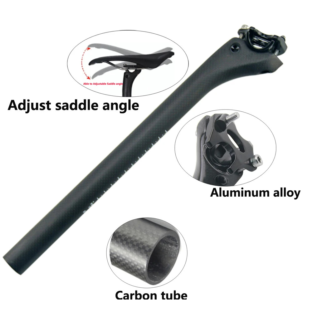 Carbon Offset 25mm Road Bike Seatpost 25.4/27.2/30.8/31.6mm MTB Bicycle Seatpost