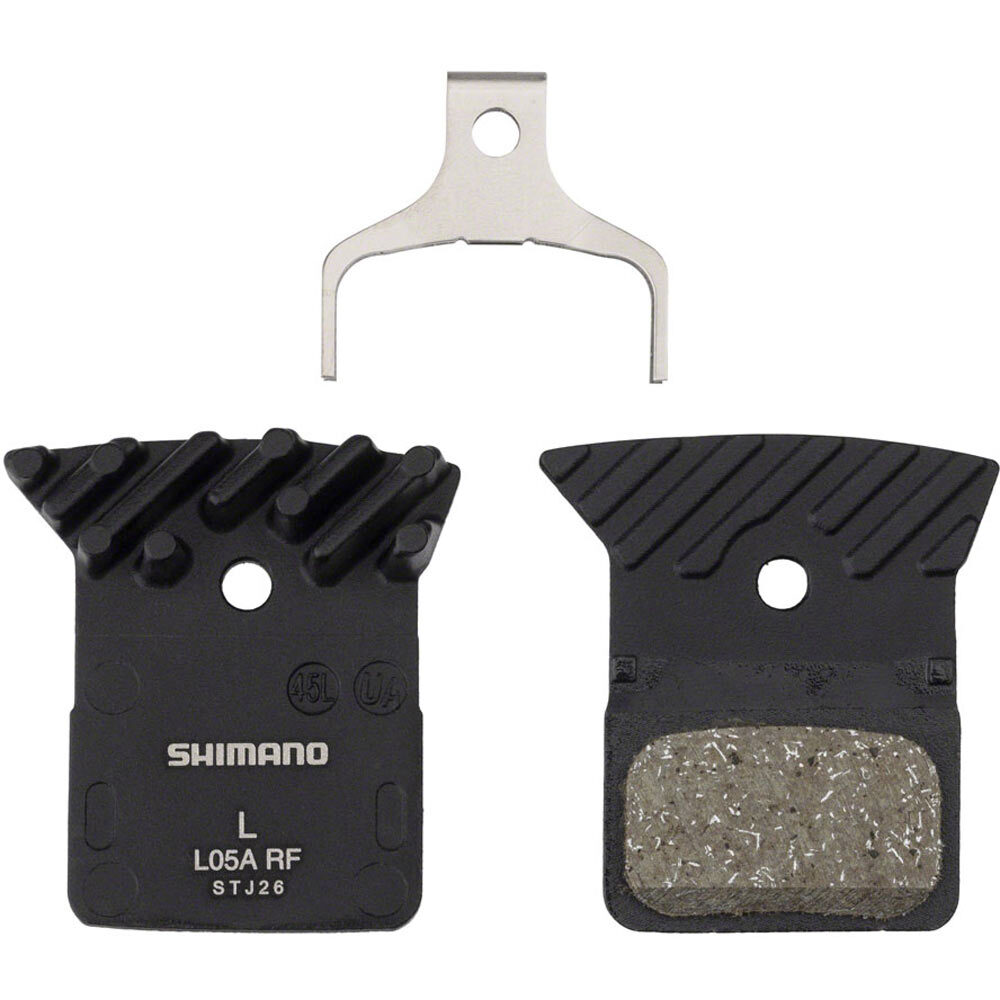Shimano L05A-RF Resin Disc Brake Pad w/ Spring – Alloy Backplate