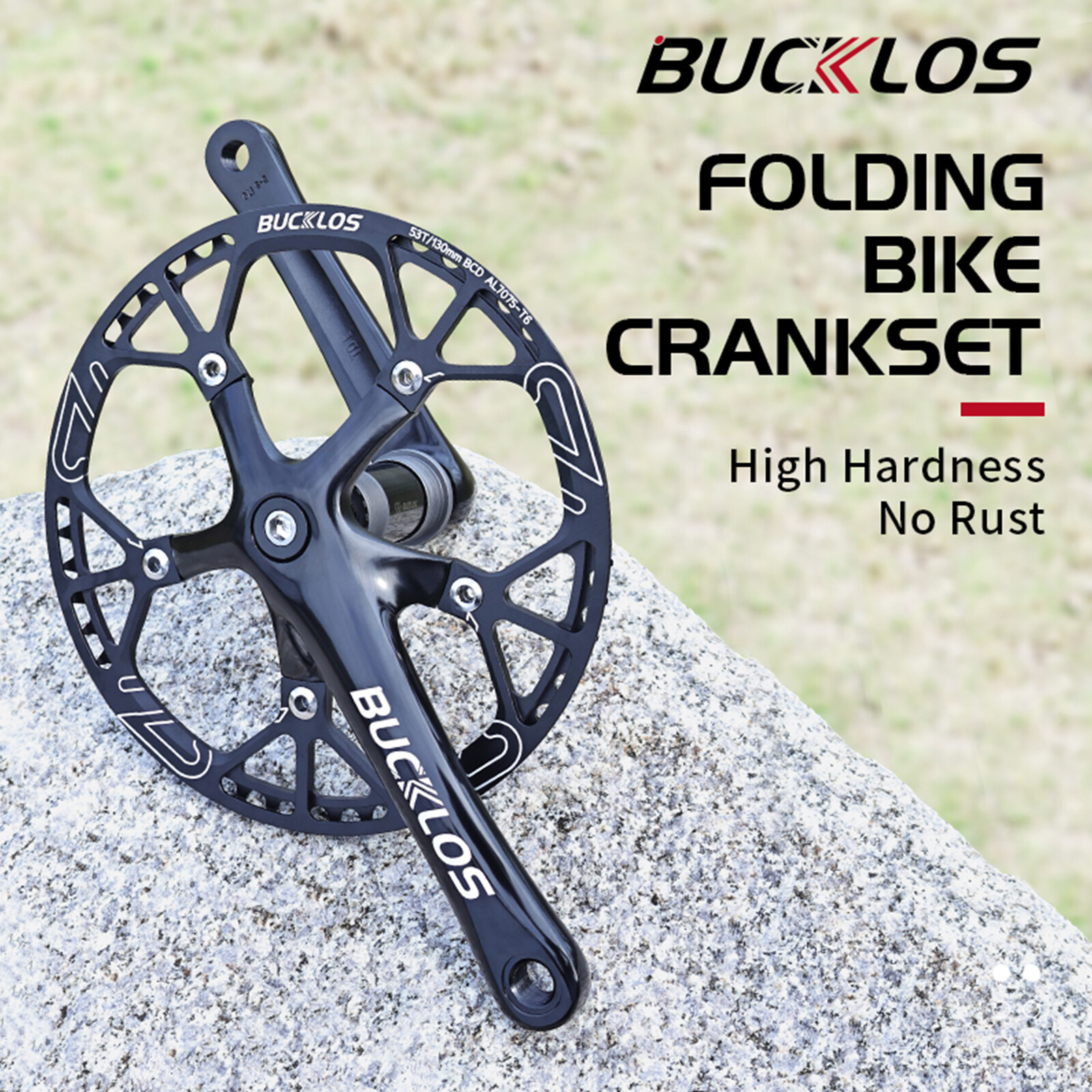 Crankset 130BCD 45/47/53/56/58T Chainring 170mm Crank Road Folding Bike Sprocket
