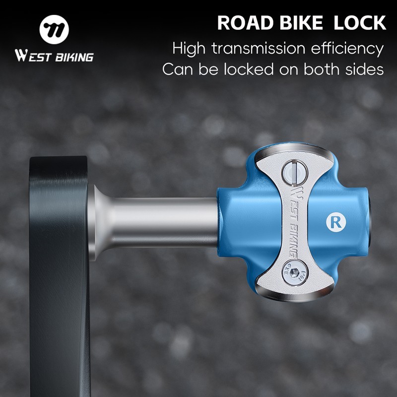 Road Bike Lock Pedals 3 Bearing for SPEEDPLAY Bicycle Clipless Pedals Blue