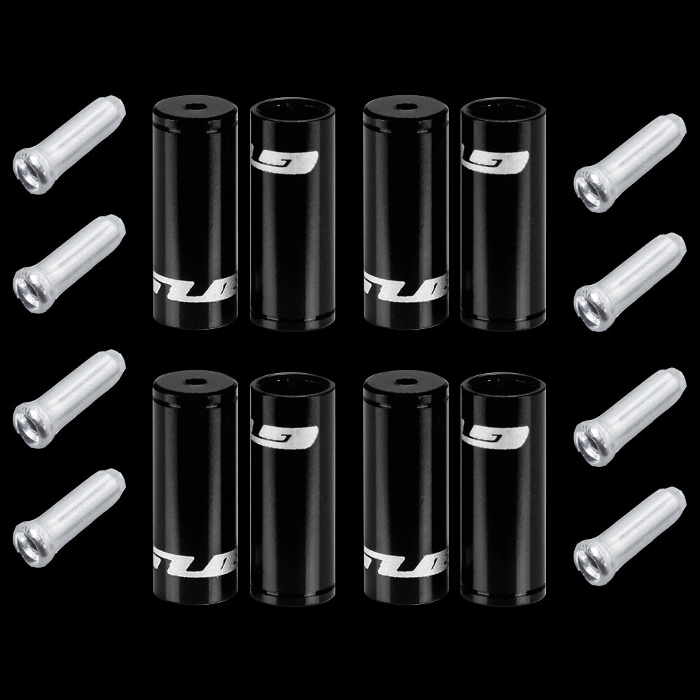 GUB Bicycle Brake Shifter Cable Ferrules 4mm 5mm Jagwire Cable Ends 12 pc Set