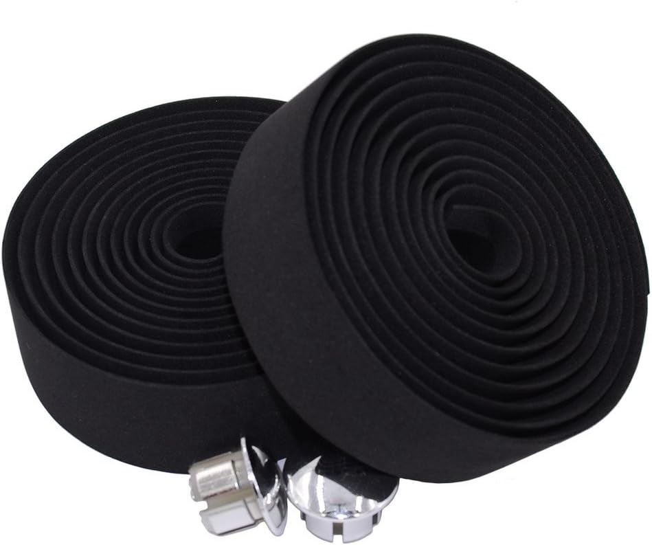 2PCS EVA Road Bike Bar Tape – Water-Resistant, Anti-Slip, Shock-Absorbing Design