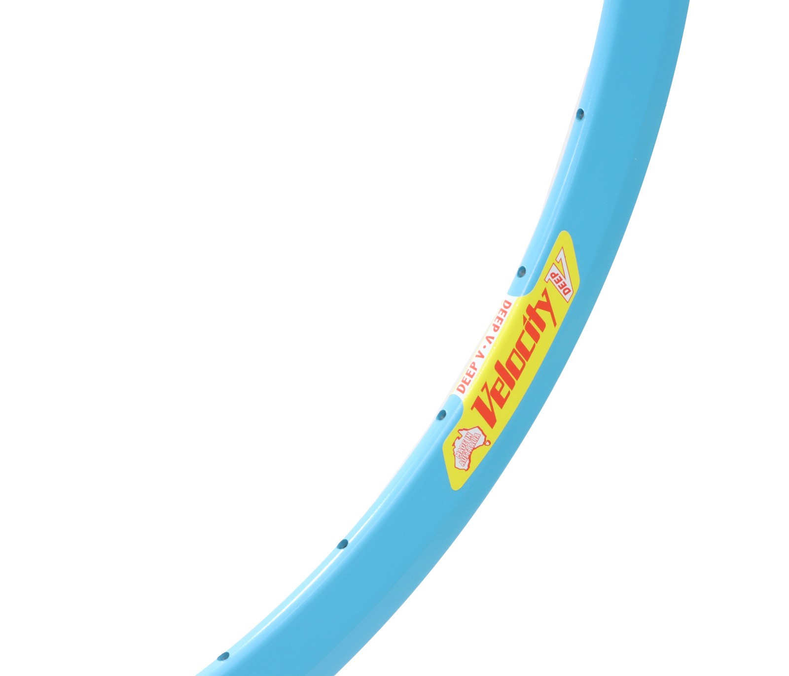 Velocity Deep V Alloy Rim 700c 32H Frost Blue NMSW Australia Road Bike NEW NOS