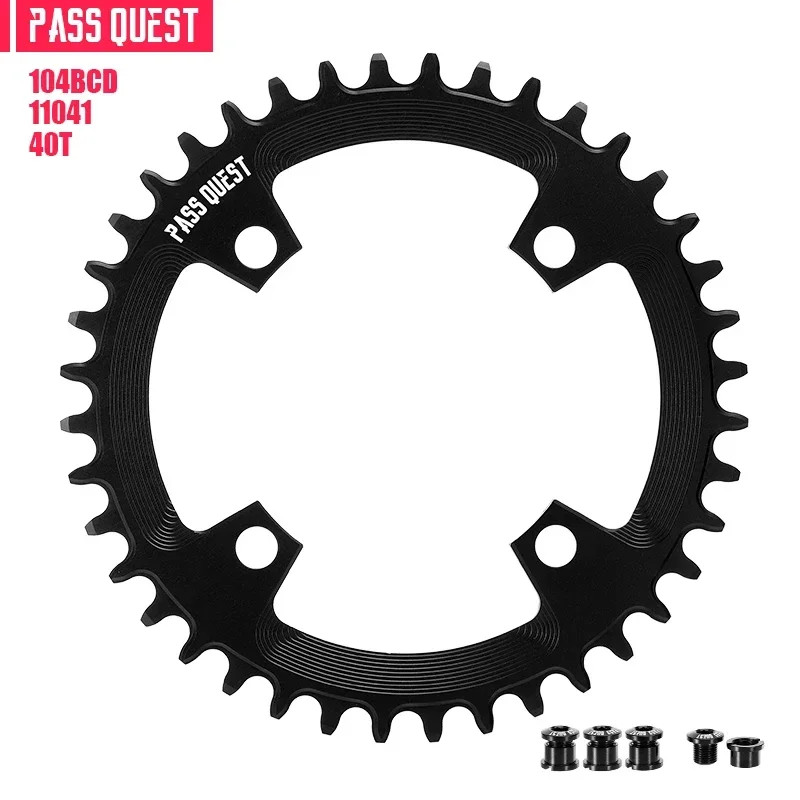 MTB Bicycle Round 104BCD Chainring 32T/34T/36T/38T/40T/42T/44T/46T/48T Plate