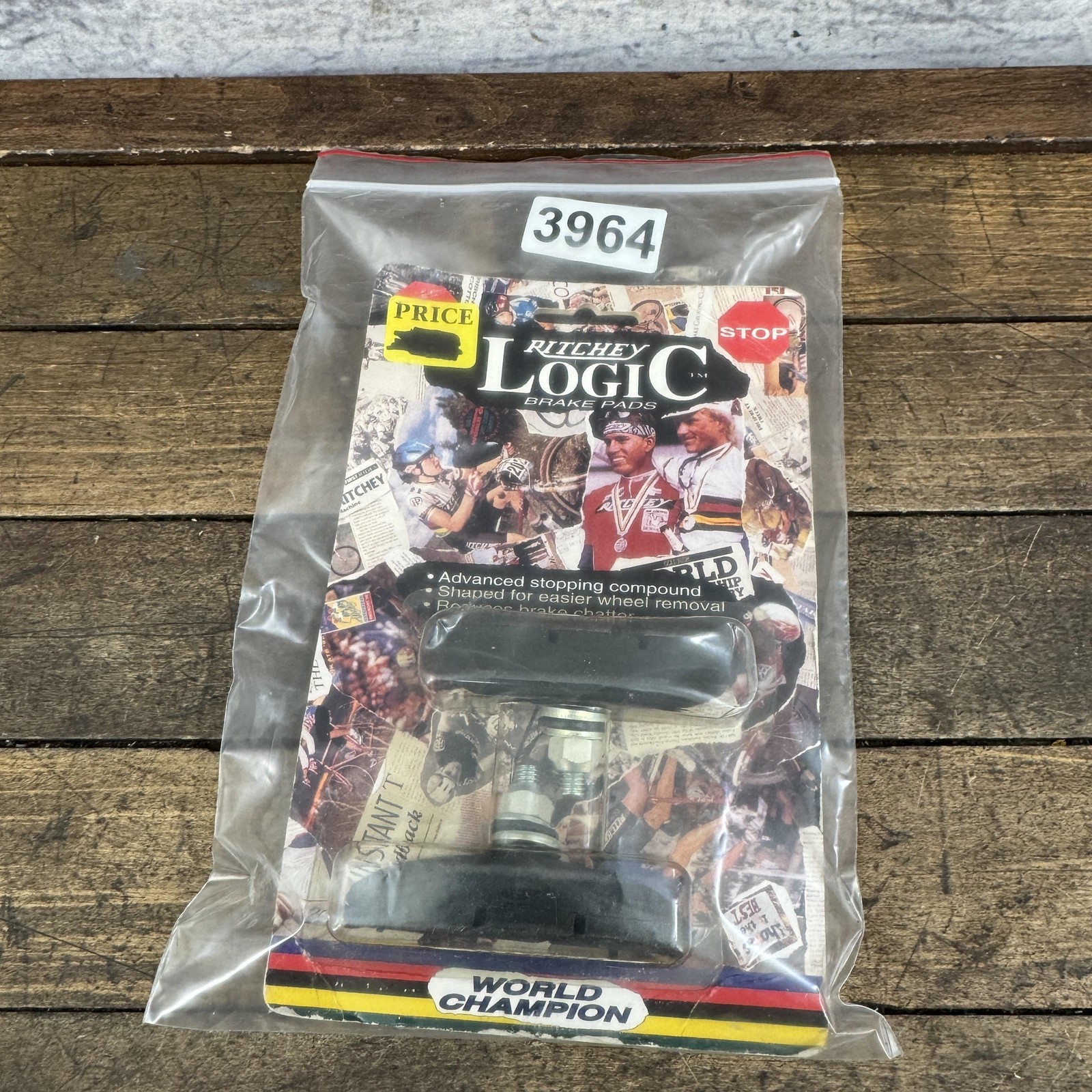Vintage Ritchey Logic Brake Pads Shoes Black USA Threaded Post World Champion