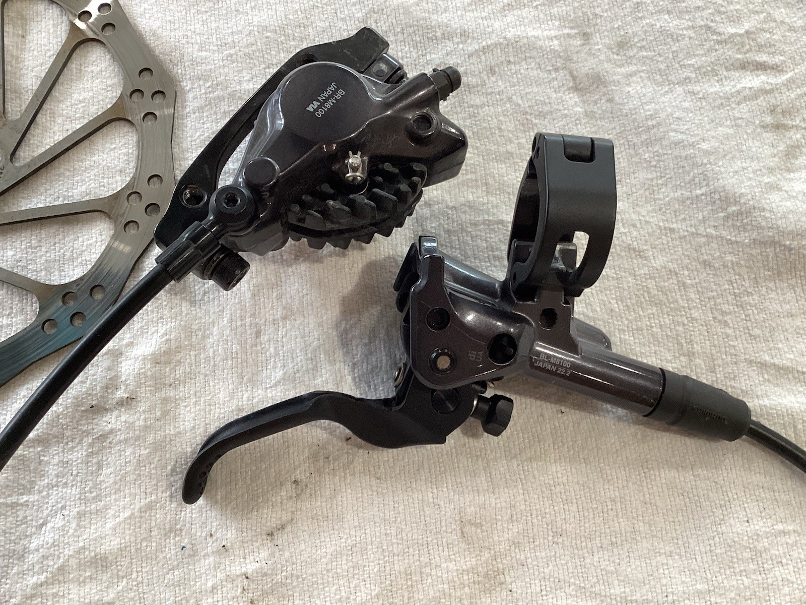 Shimano Deore XT BL-M8000 Left Hydraulic Disc Brake 27” / 160mm Avid Rotor