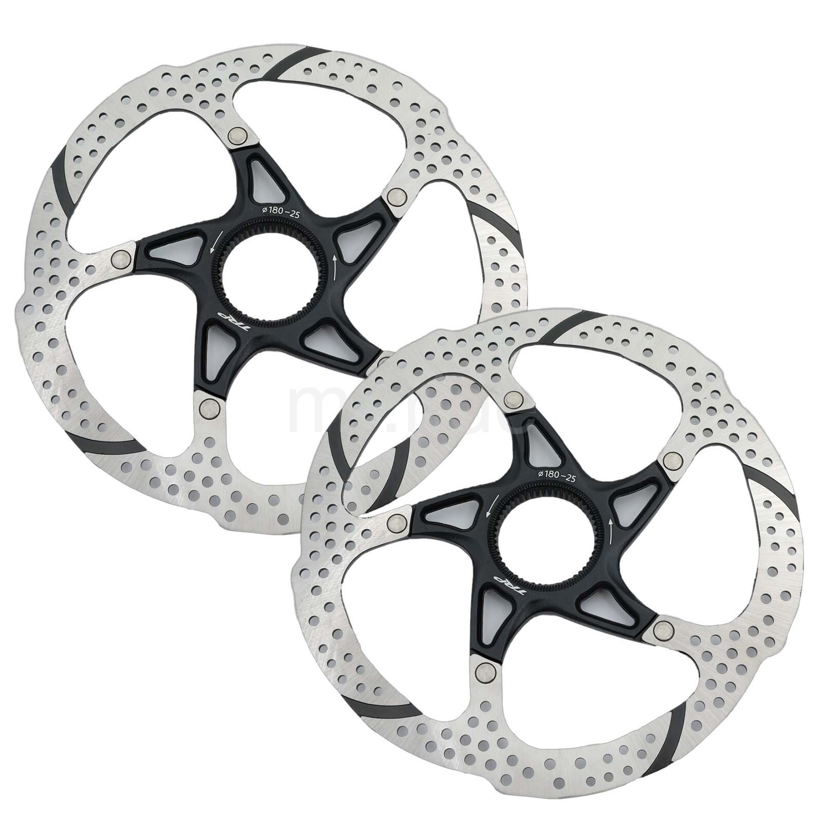 2x TRP TRP-25 Centerlock two piece Road/GRX/MTB Bike Disc Brake Rotors 180mm