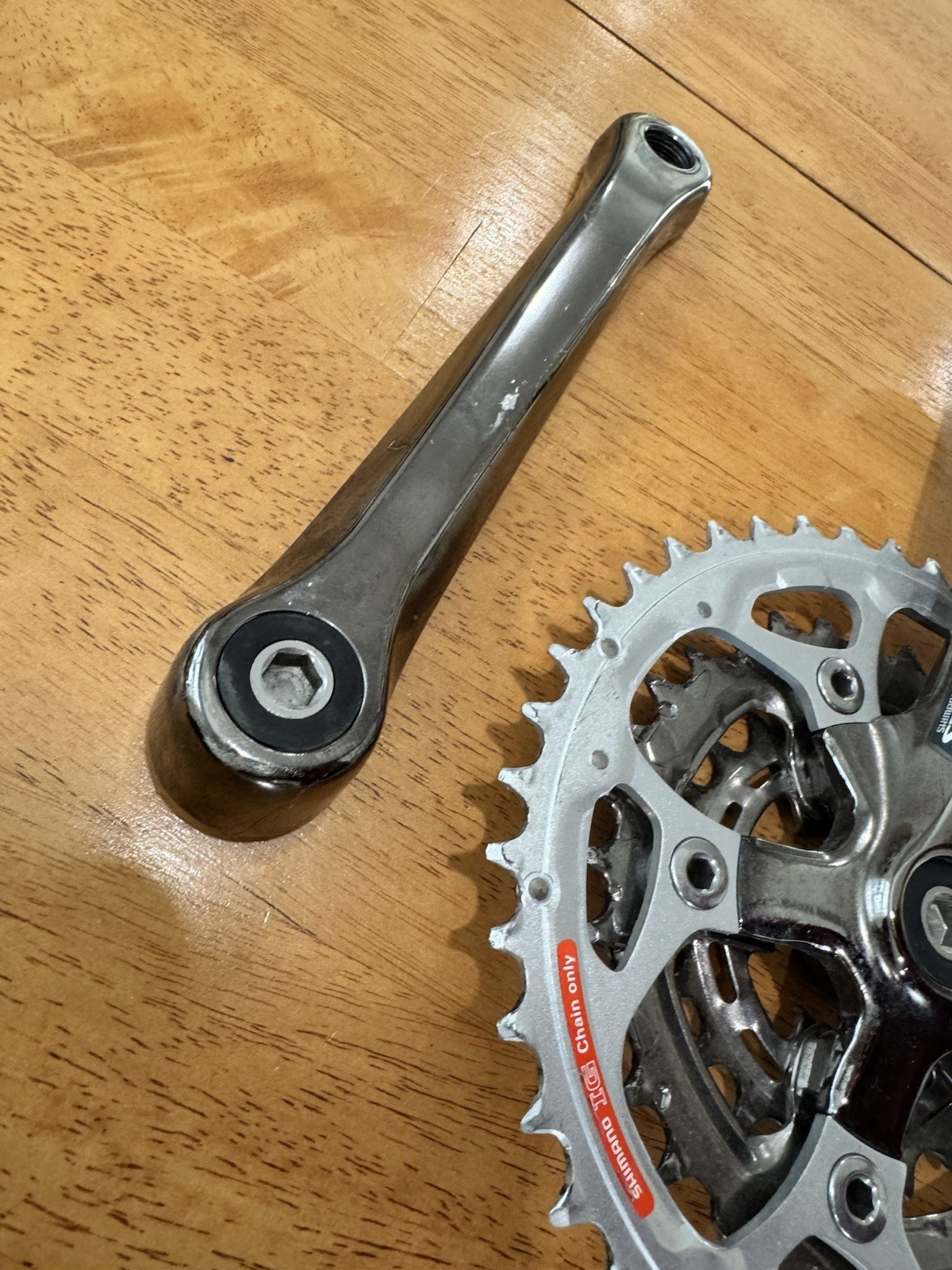 Vintage Shimano STX RC FC-MC33 Crankset 175mm 3x Triple Square Taper MTB