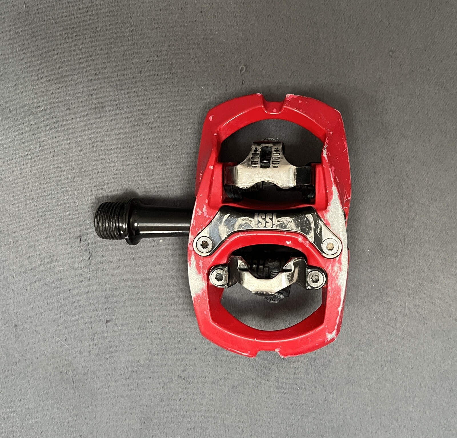 iSSi Trail Pedals MTB Clipless Dual-Sided Entry 9/16″ 400g Red SPD Compatible