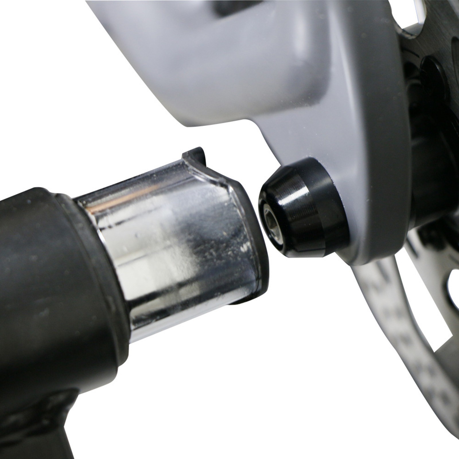Thru Axle Bicycle Trainer Compatible with Various Sizes for Indoor Use