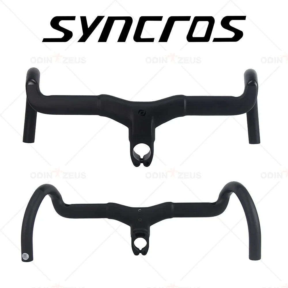 Syncros Carbon Road Bike Drop Bar Internal Cable Routing with Computer Mount