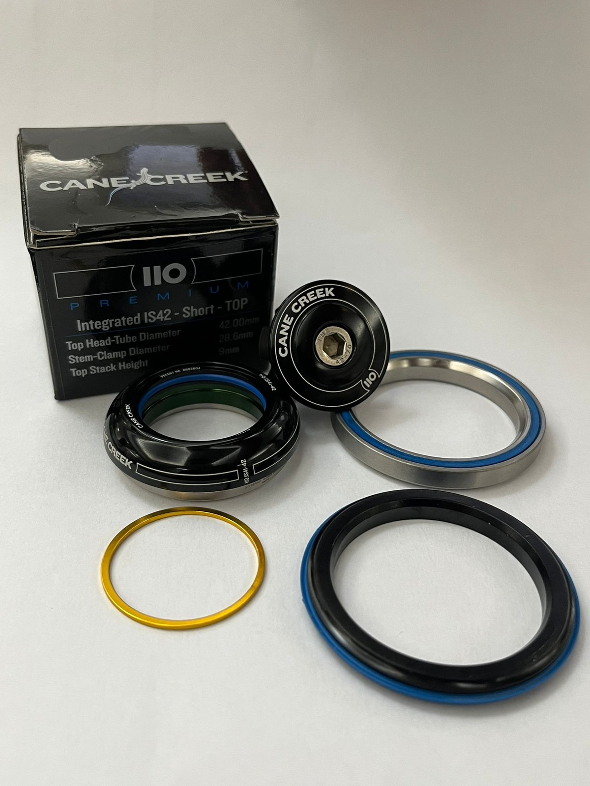 Cane Creek 110 Integrated IS42/28 52/40 Headset 28.6mm 9/1mm CAA0143