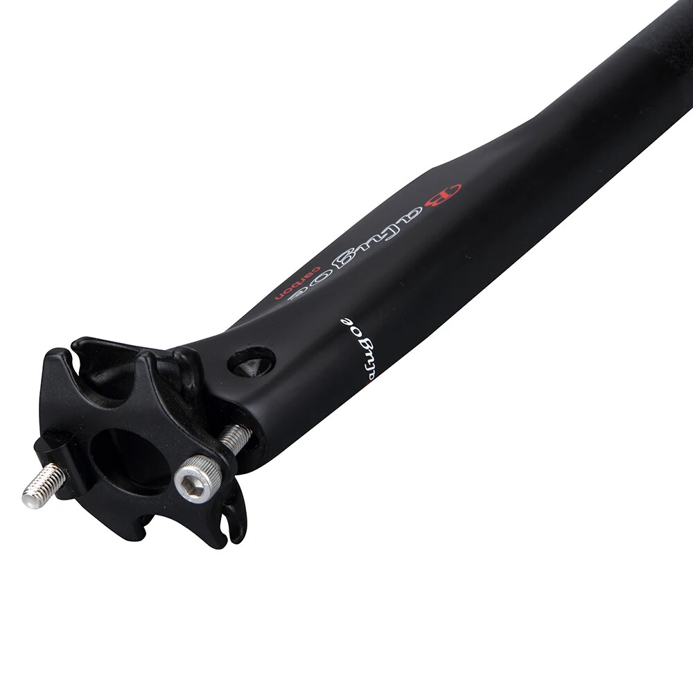 Carbon Fiber Bike Seat Post Saddle Tube Handlebar Stem Genuine Shock Car Car Rod