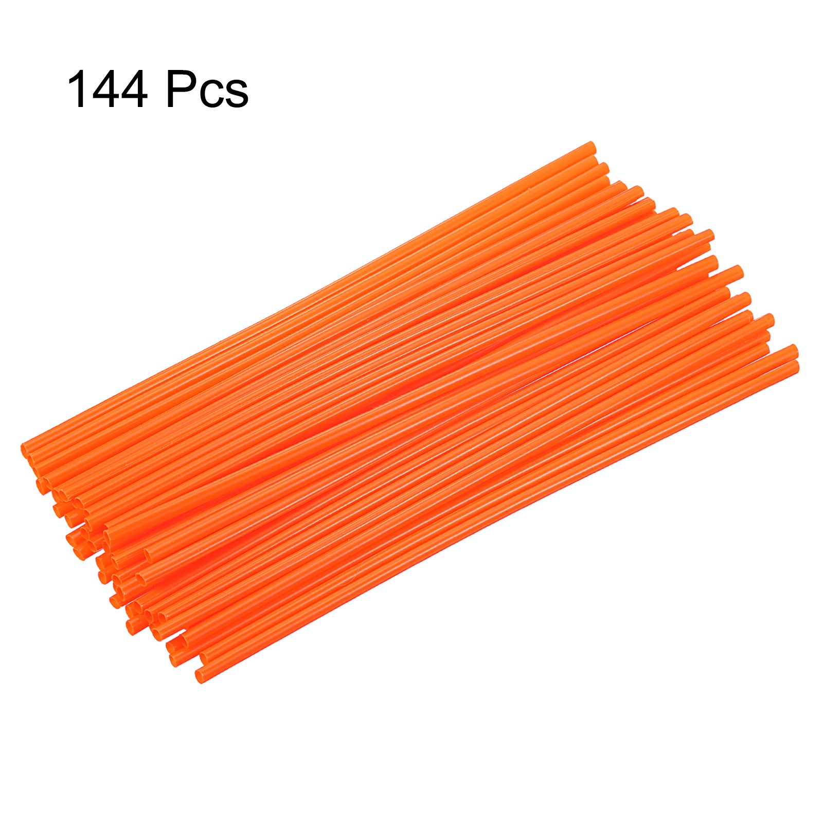 144pcs Spoke Skins Covers 0.2″ Dirt Bike Wheel Spoke Wraps Orange