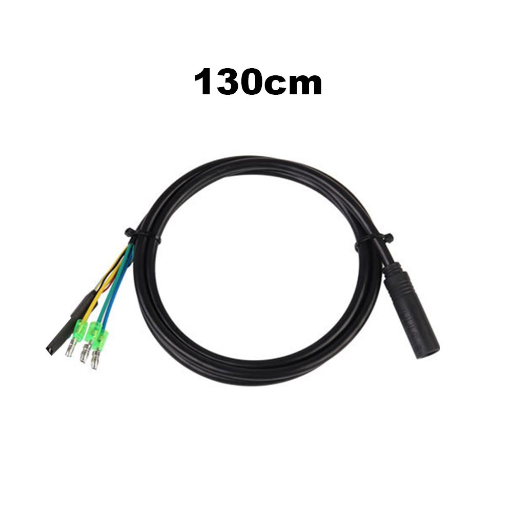 Electric Bike Motor Extension Cord Waterproof 9 Pin Connector 80cm 130cm