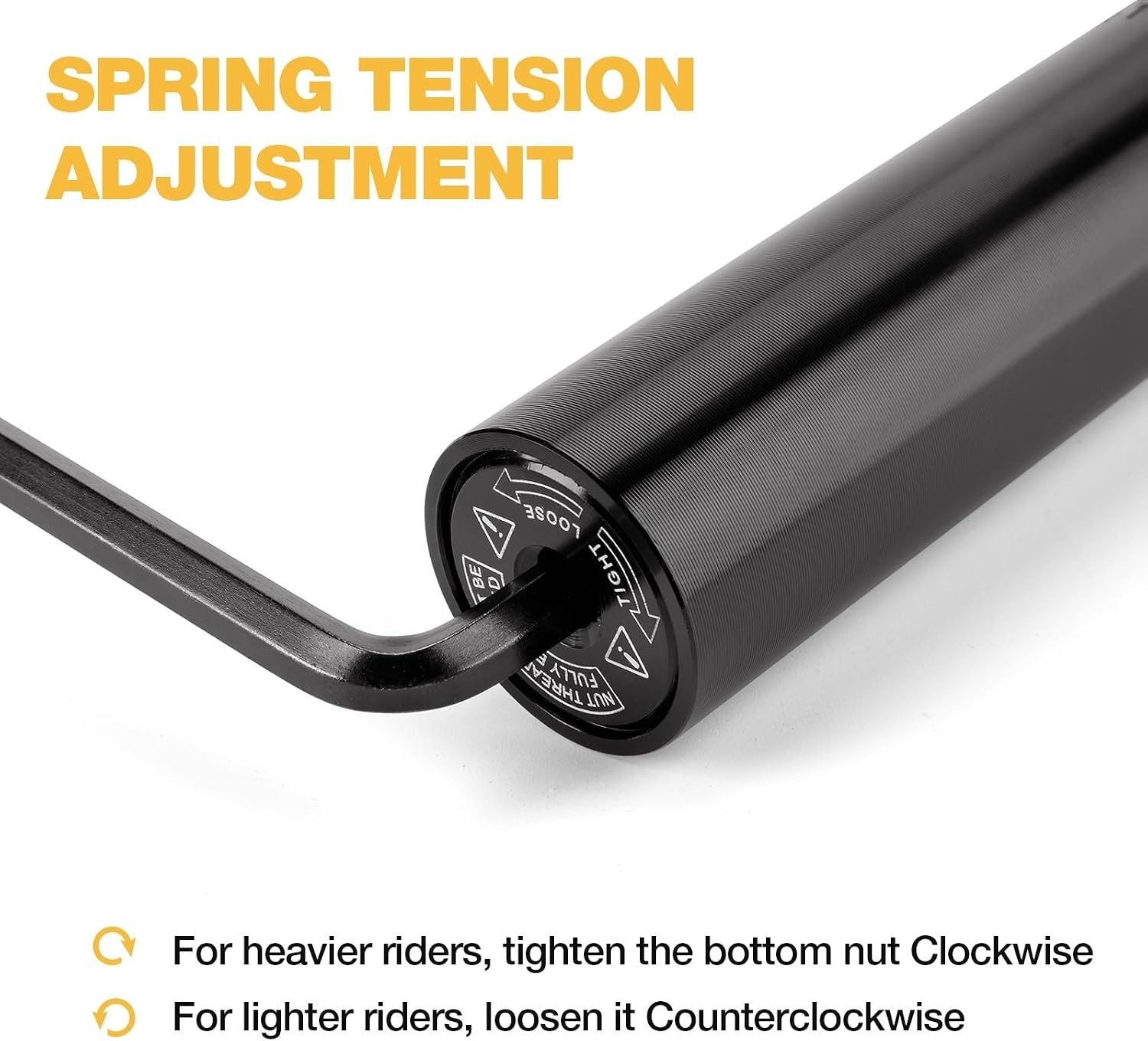CXWXC Suspension Seatpost 31.6mm x 400mm – Shock Absorber Bicycle Seat