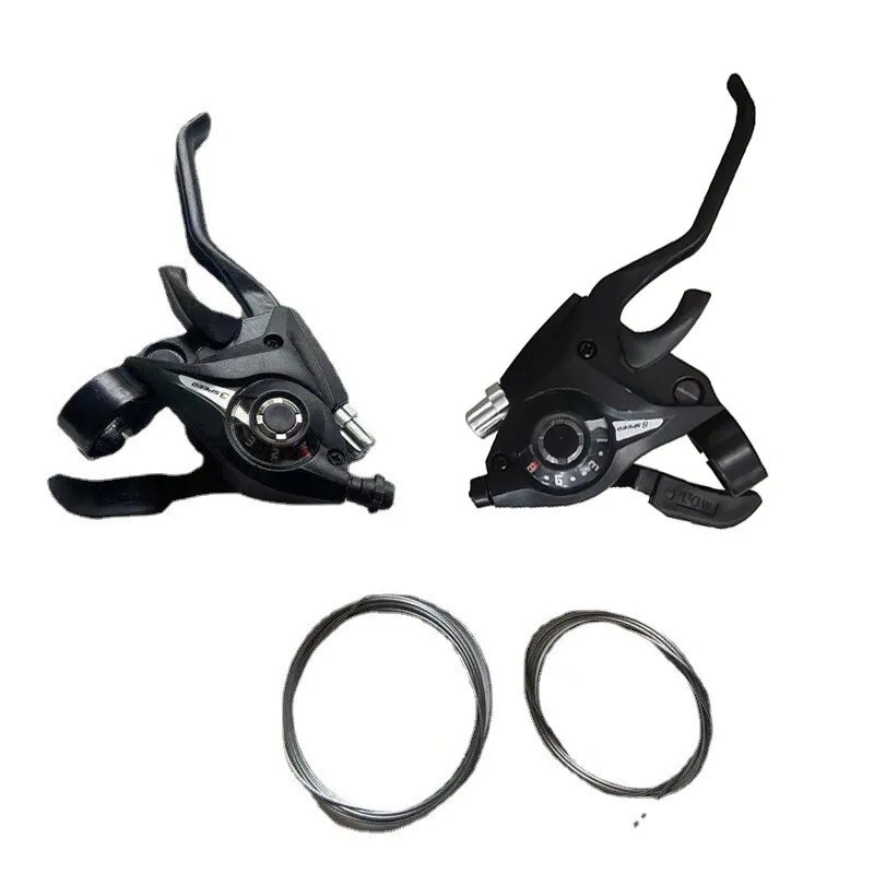 Shimano ST-EF51 Gear Shifter Brake Lever Set 3×7 3×8 Speed MTB V Brake