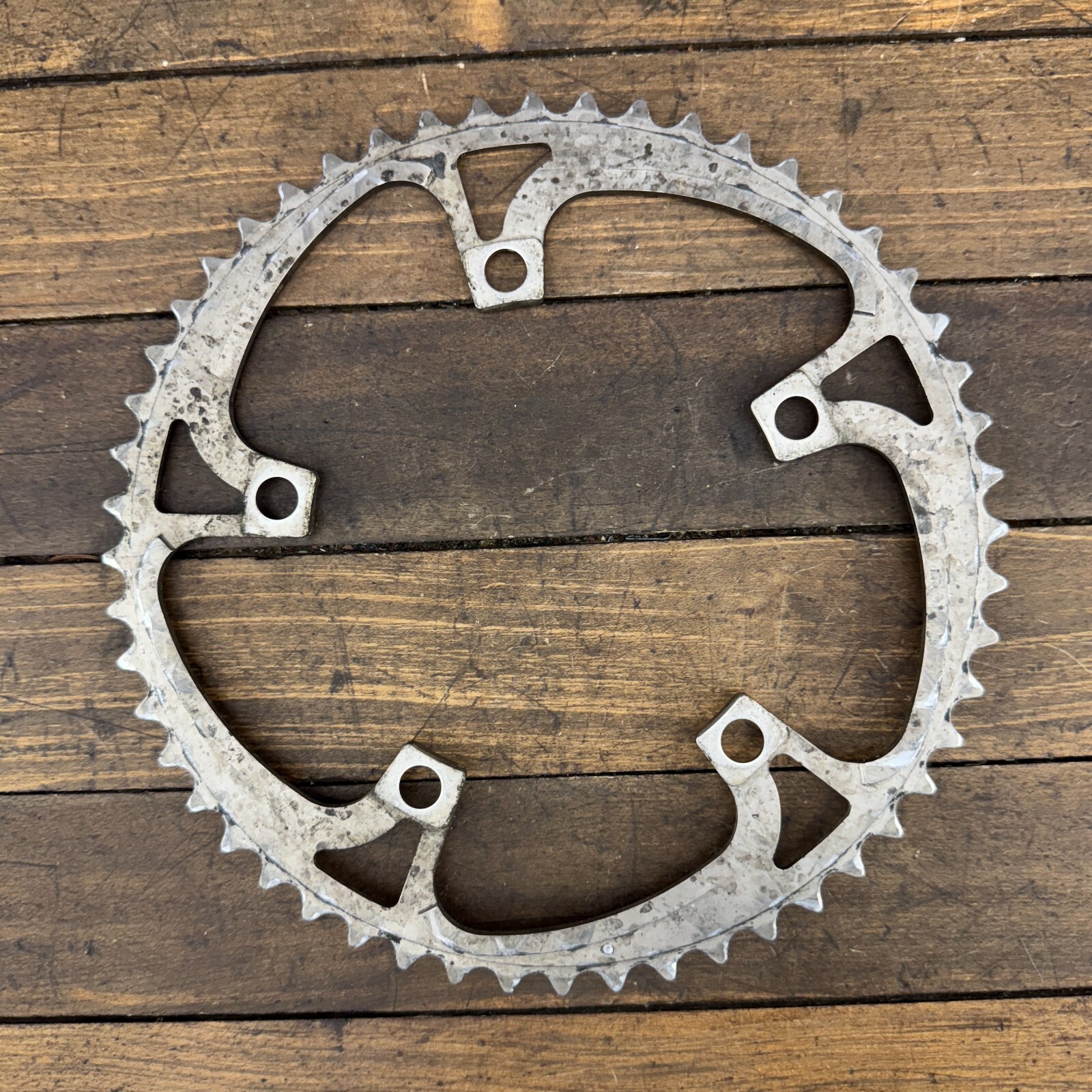 Vintage Real 52t Chainring 52 Tooth 130 BCD Ring Alloy Road Race Bike USA