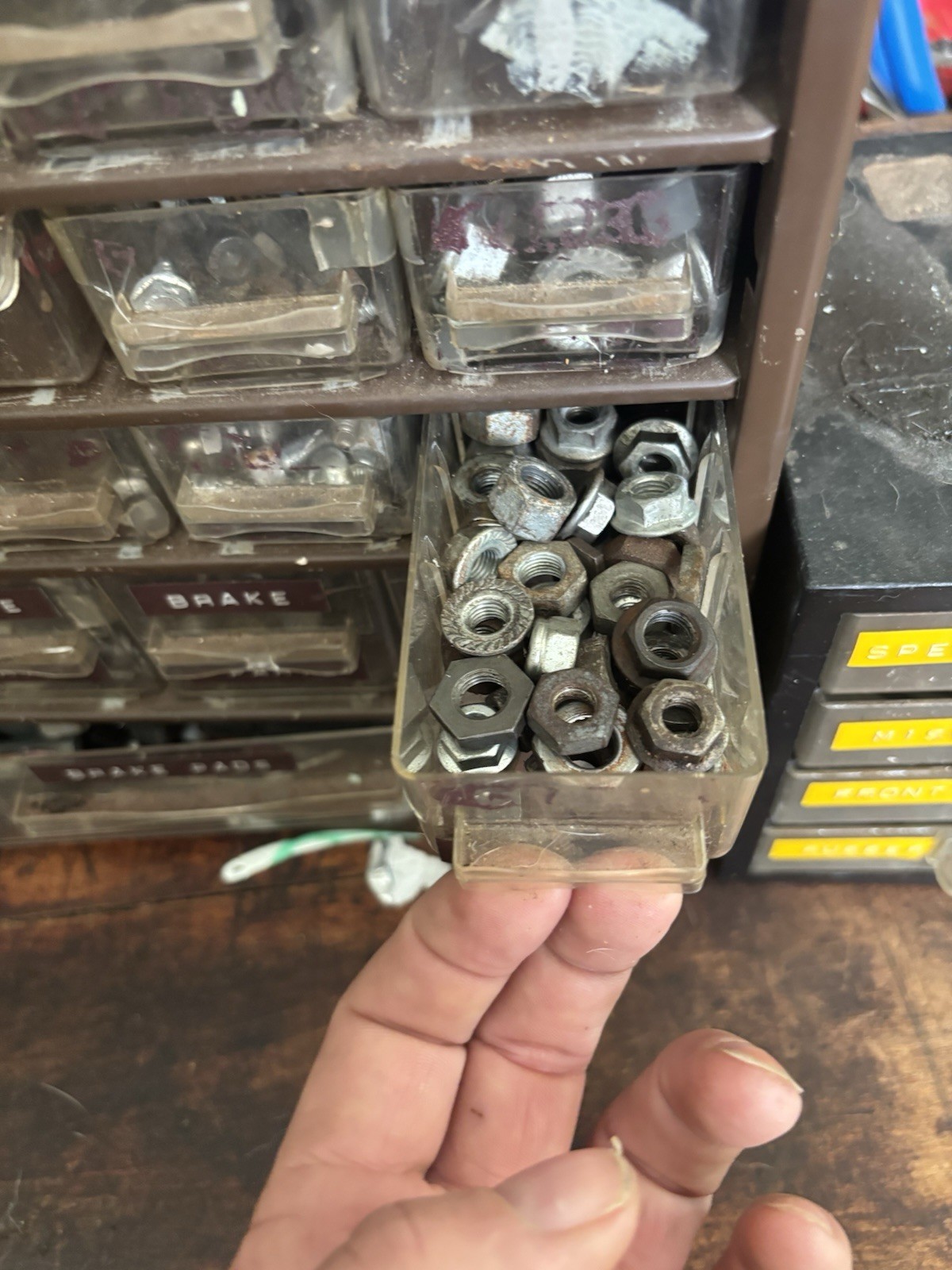 Vintage Bike Tinkerers Nut And Bolt Lot-Some Schwinn-Organizers Not Included