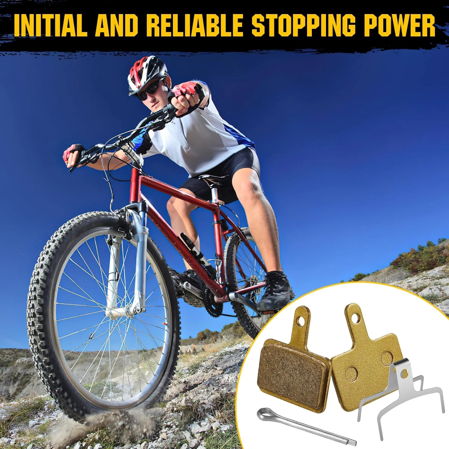 Semi-Metallic Disc Brake Pads for MTB Ebike