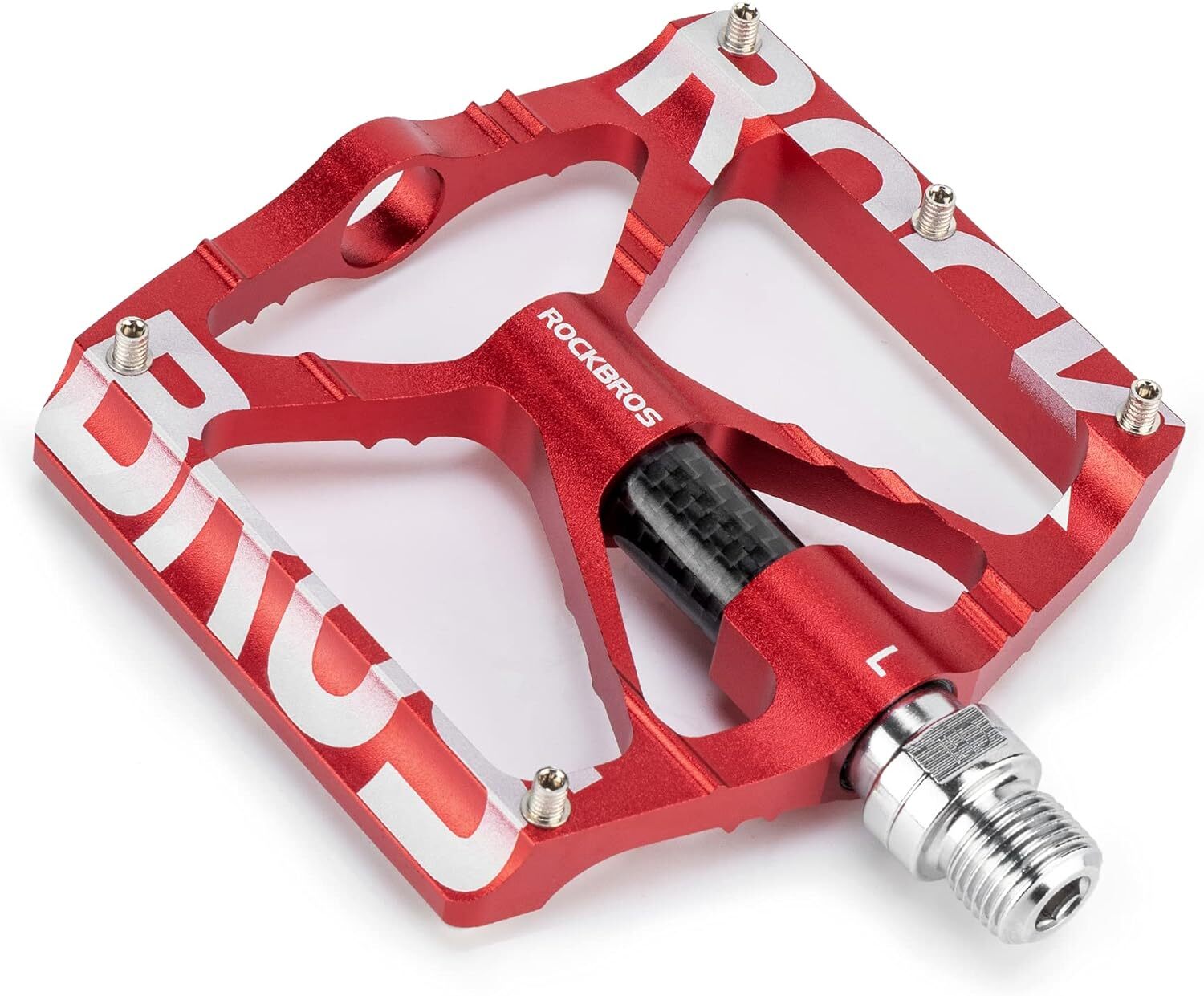 ROCKBROS Bike Pedals 9/16» Anti-Slip Aluminium Alloy Reflective Sealed Bearing