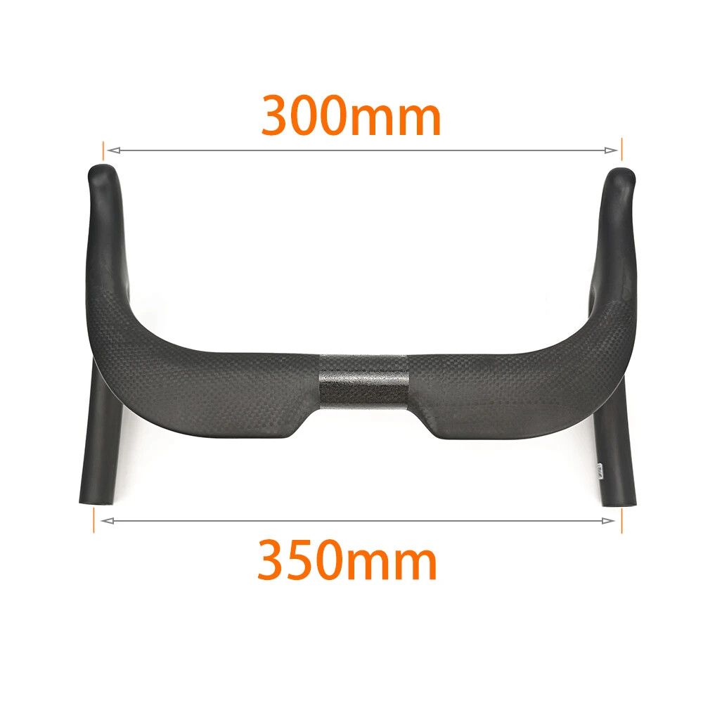 Carbon Fiber Track Cycling Handlebar Road Bicycle Fixed Gear Handlebar 31.8MM