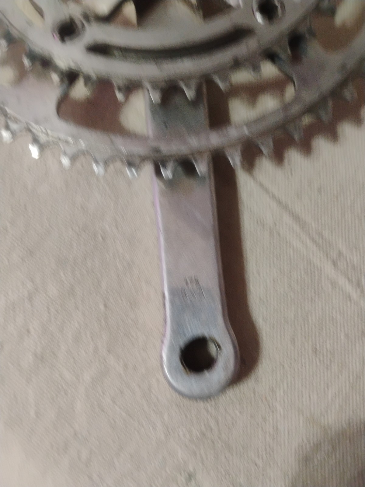 Vintage Nervar Star Crankset 53/40T 175MM Arm Length 9/16″ Pedal Made In France