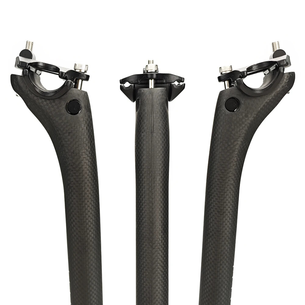 Full Carbon Fiber Bicycle Seatpost Road Bike Seat Tube 25.4/27.2/30.8/31.6mm