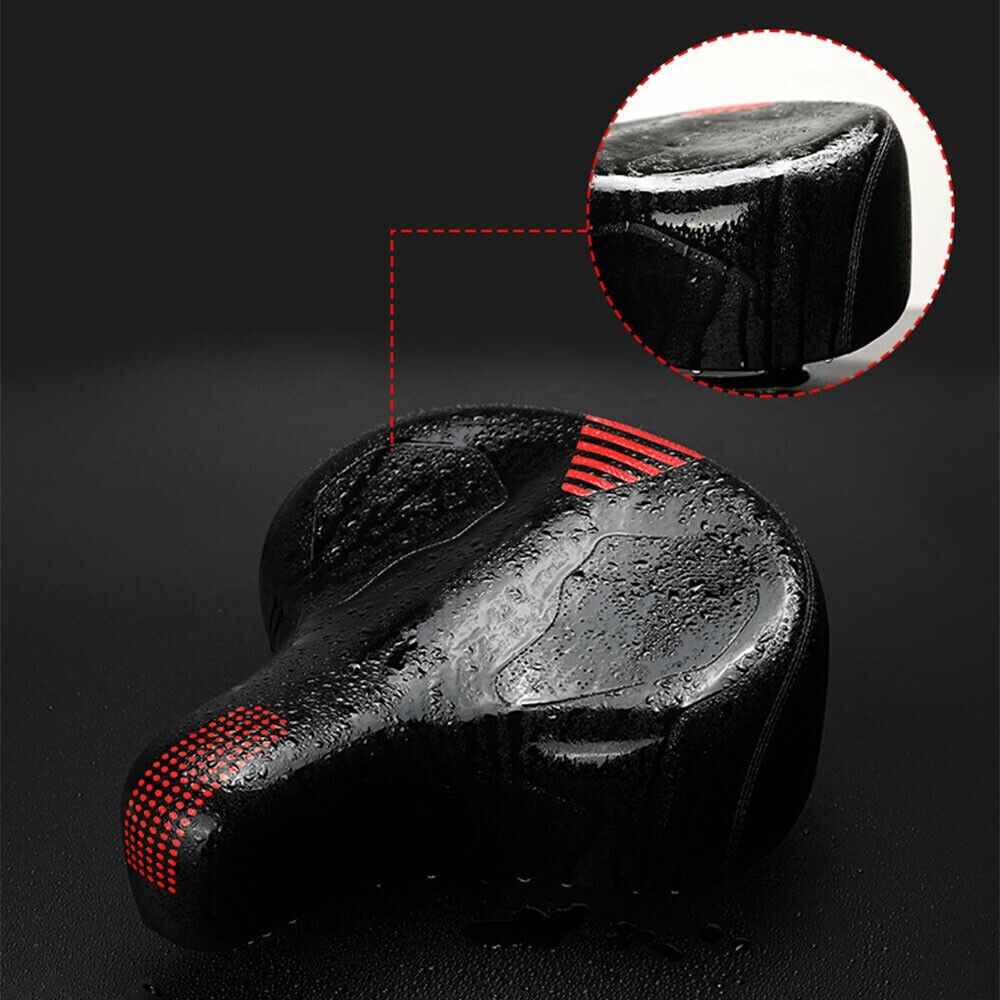 Comfort Wide Big Bum Soft Gel Cruiser Bike Saddle Bicycle Seat Air Cushion Pad