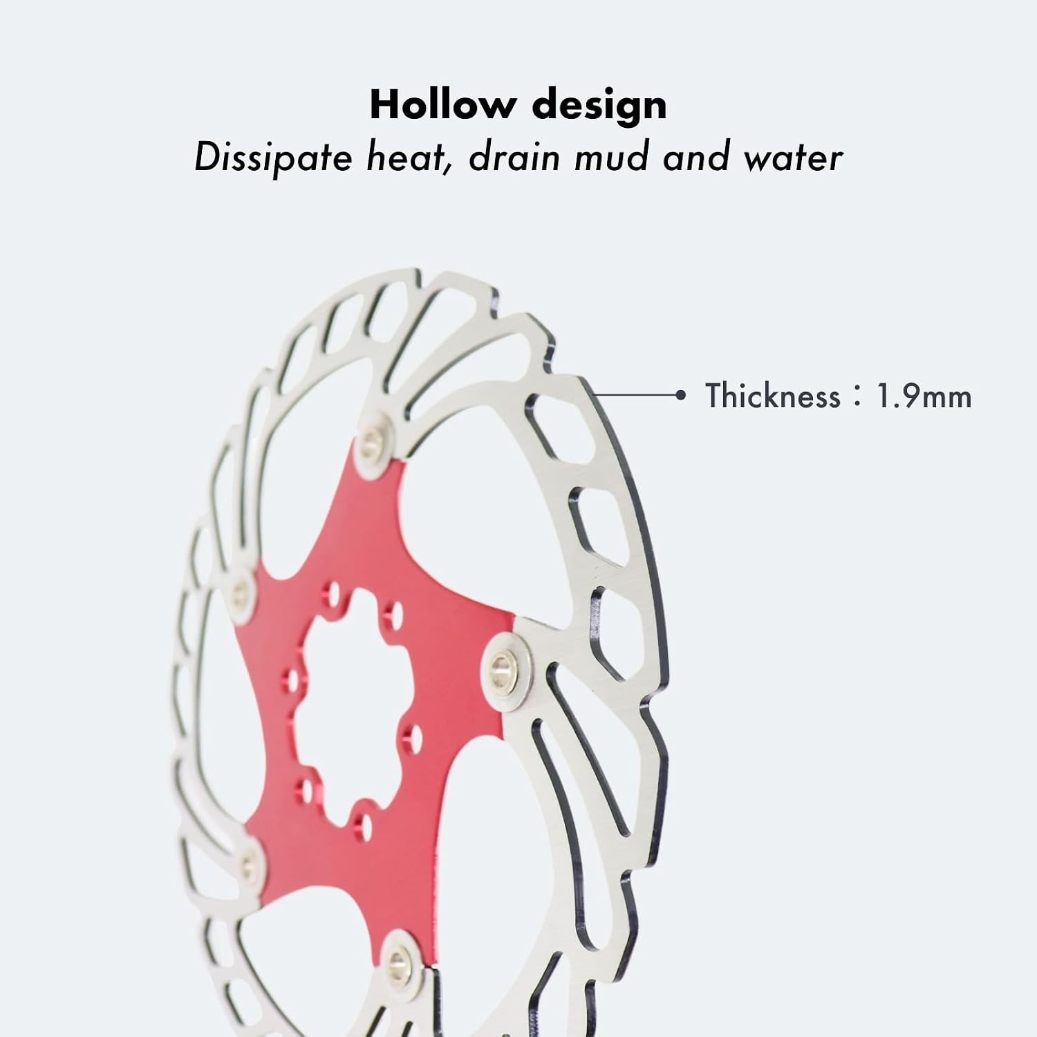 DJC Bike Brake Disc Rotor MTB Floating Brake Disc 140mm 160mm 180mm 203mm wit…