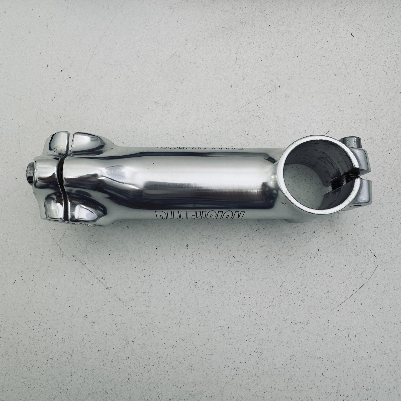 Dimension Threadless Stem 1-1/8 105/84mm Silver Forged Alloy QBP SM4541 DMN A75