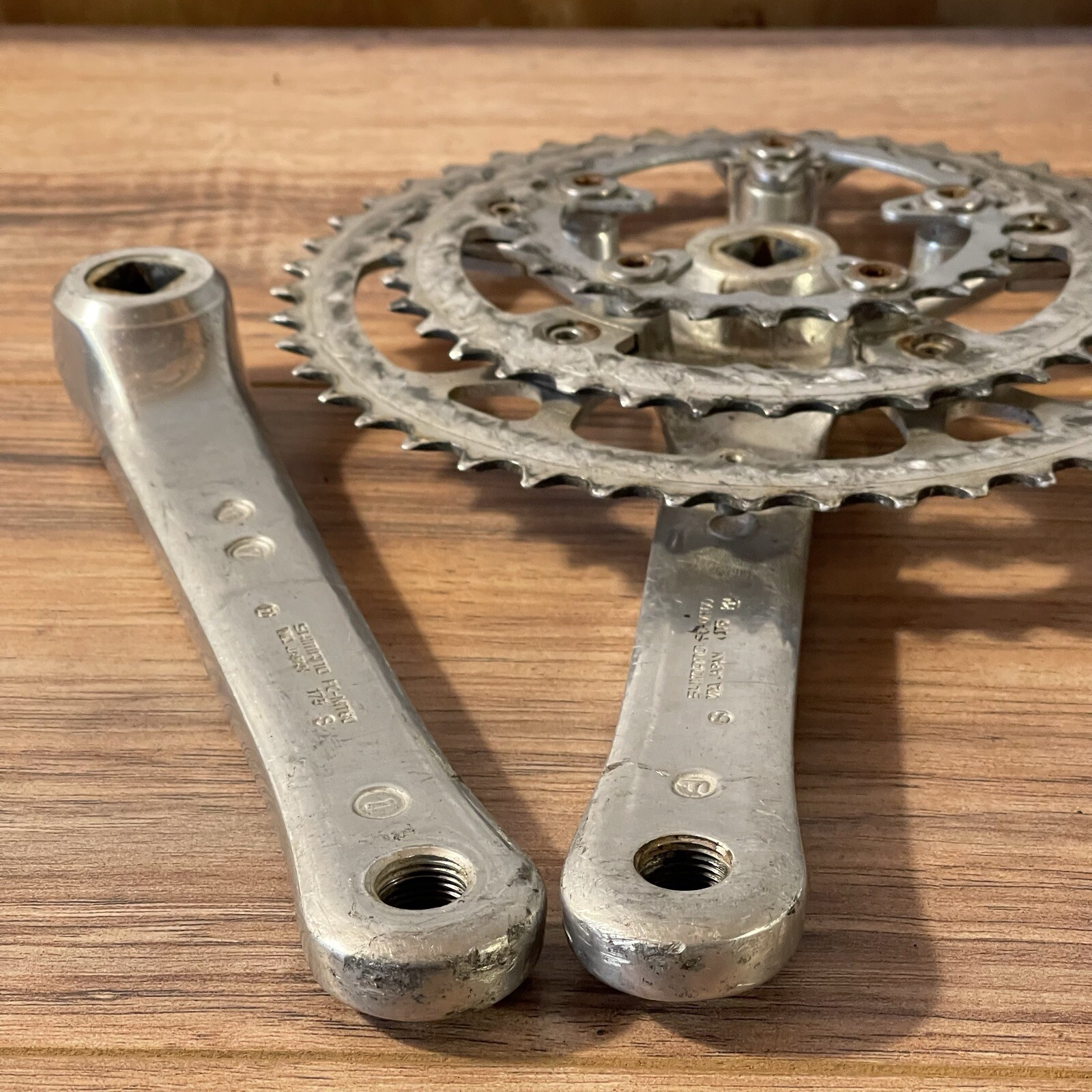 Vintage Shimano Deore FC-MT60 Crankset 175 46 / 36 / 24 Triple