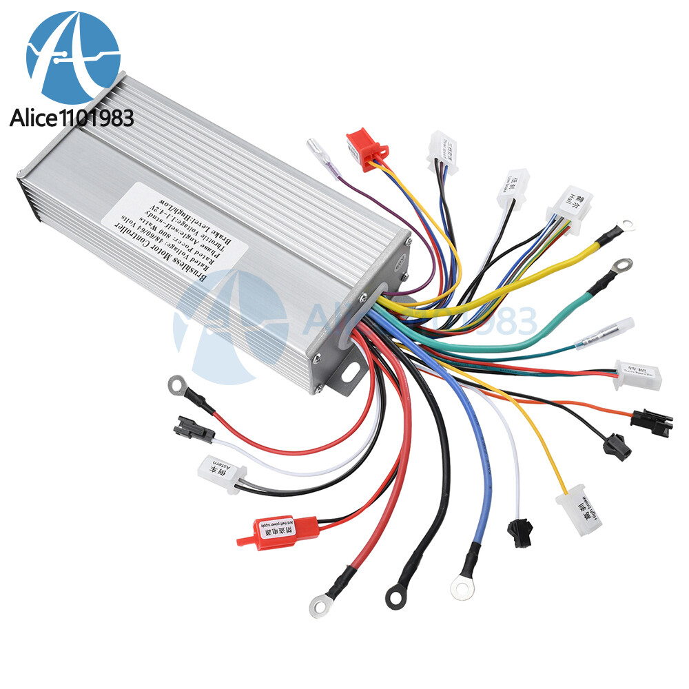 48V 60V 64V 35A 800W Intelligent Brushless Motor Controller For Electric Bicycle