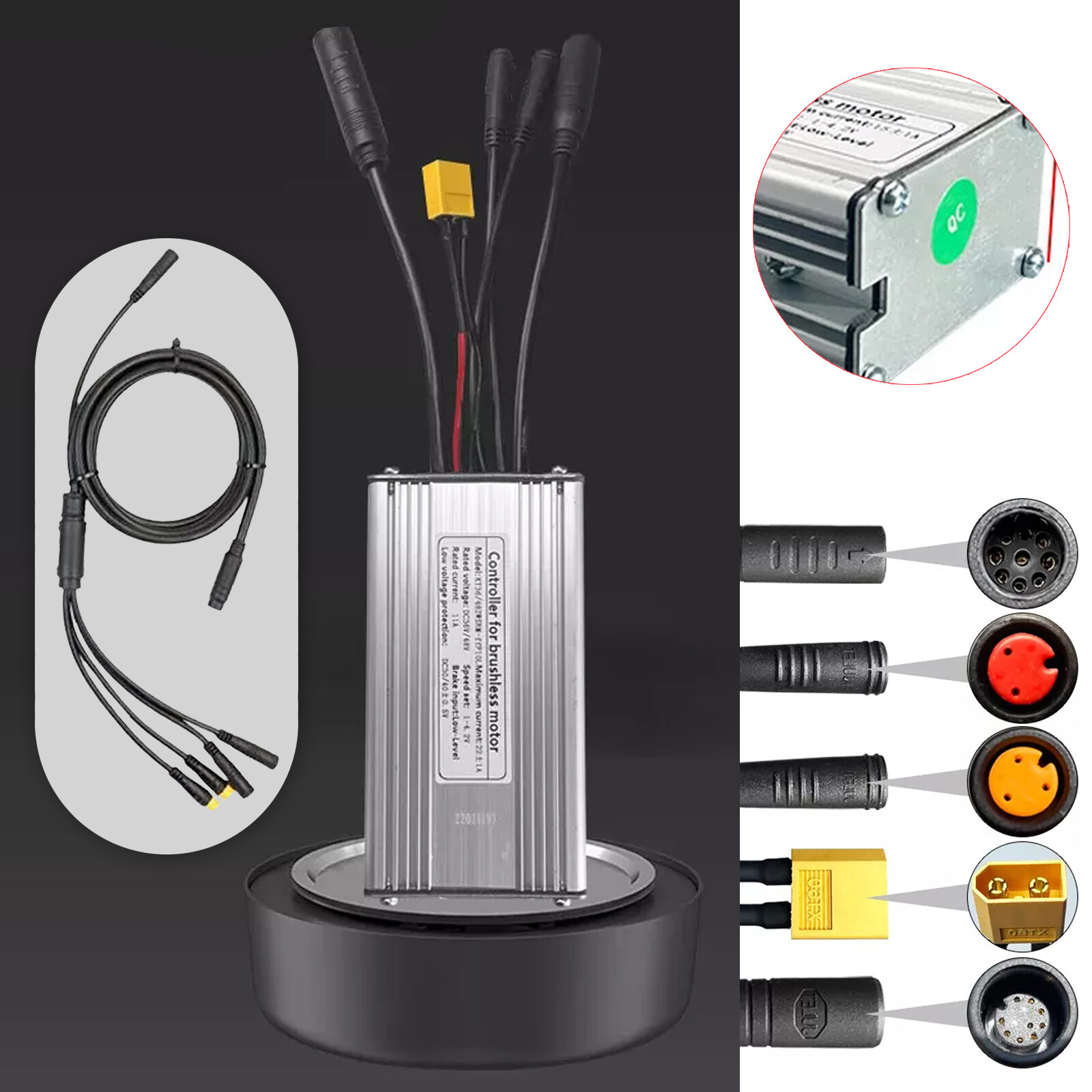 36V 48V 25A 750W Controller Waterproof Brushless Motor Electric Bicycle E-bike