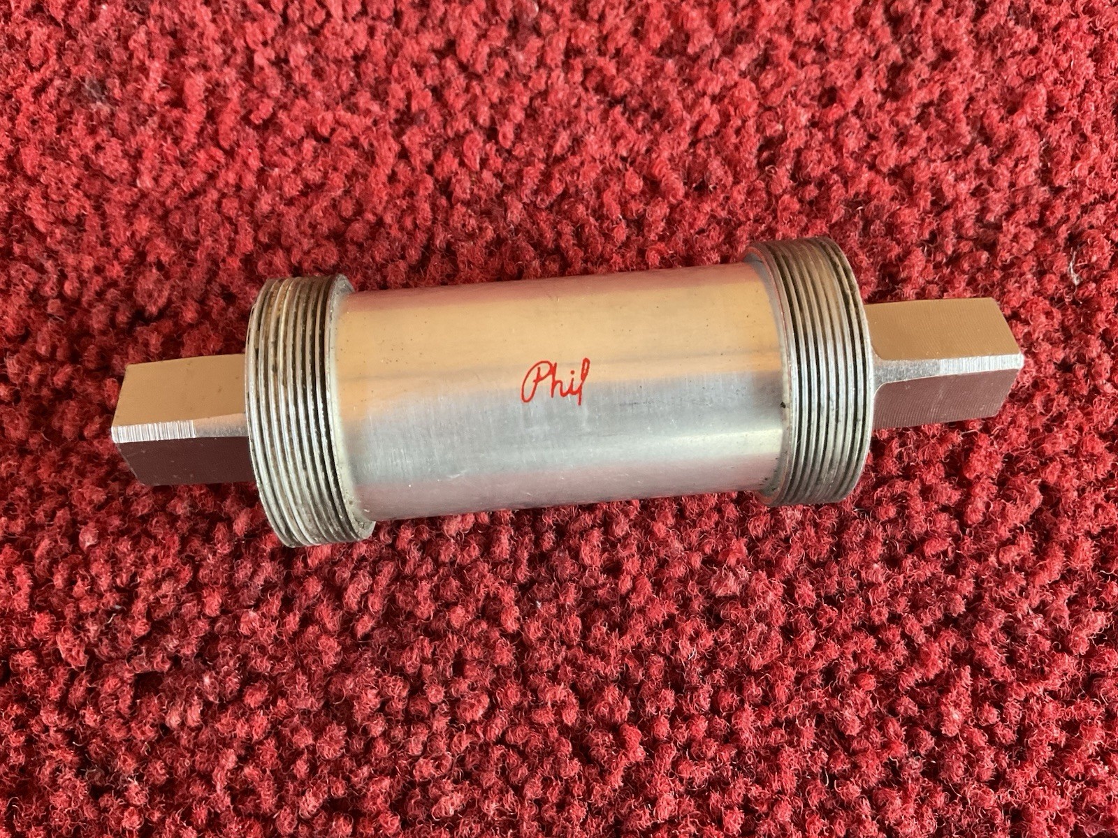 VIntage Phil Wood Bottom Bracket English Thread Road 113mm Square Taper Mint