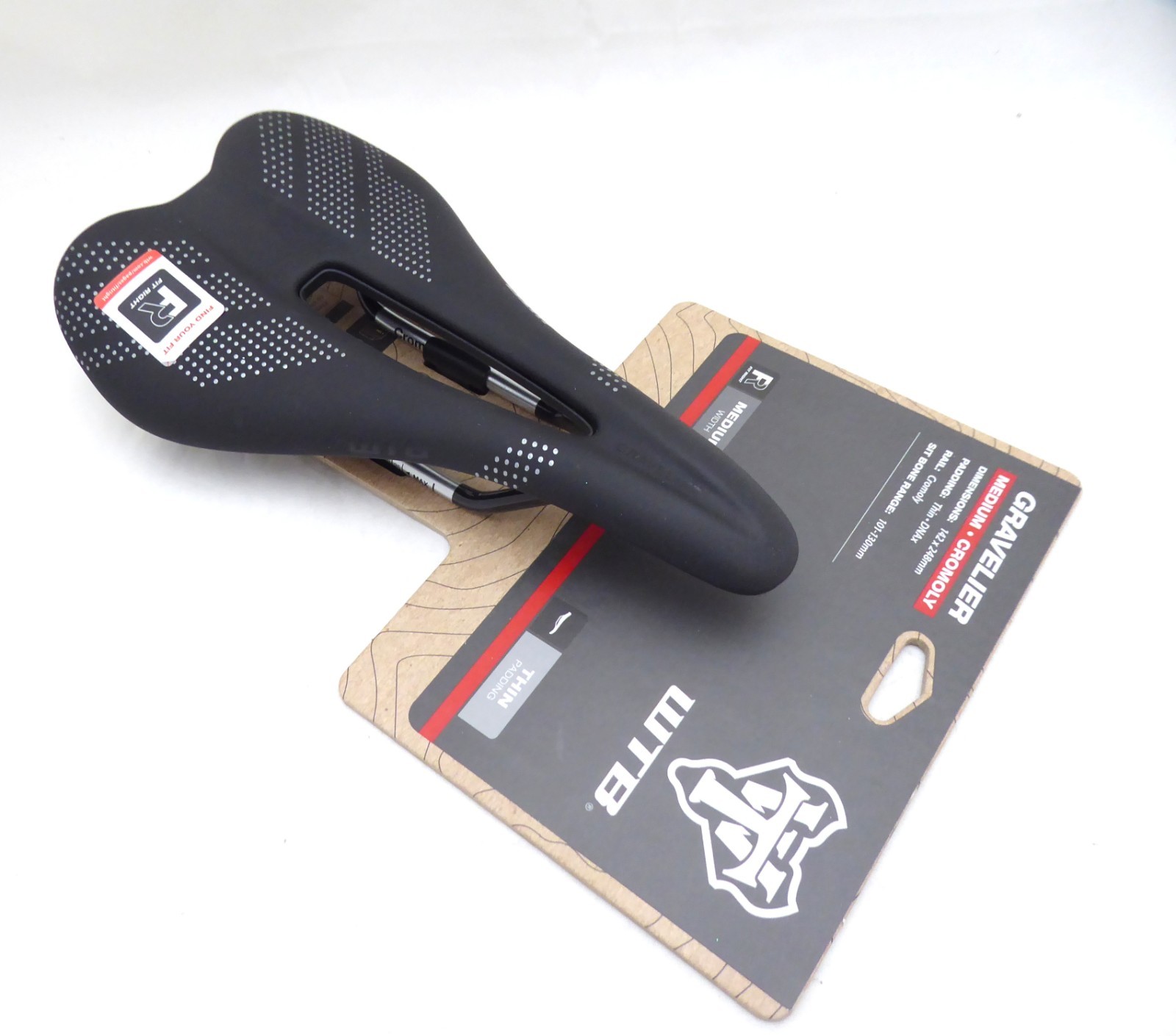 WTB Gravelier Saddle – Black, Chromoly